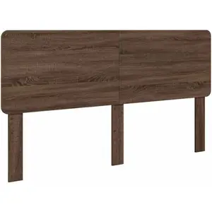 vidaXL Tête de lit marron imitation chêne 180 cm Bois composite pas cher
