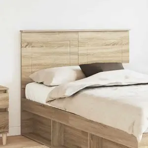vidaXL Tête de lit en chêne Sonoma 135 cm Bois composite pas cher