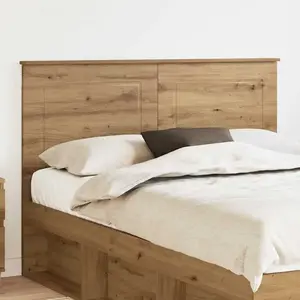 vidaXL Tête de lit en chêne Artisan 160 cm Bois composite pas cher