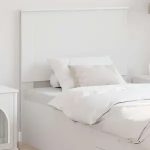 vidaXL Tête de lit blanc 100 cm Bois composite pas cher