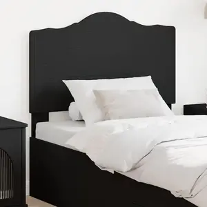 vidaXL Tête de lit en bois noir imitation chêne 100 cm pas cher