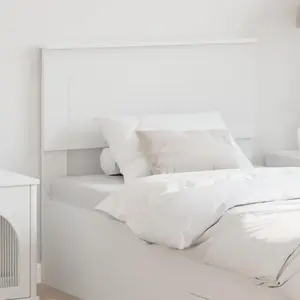 vidaXL Tête de lit blanc 80 cm Bois composite pas cher