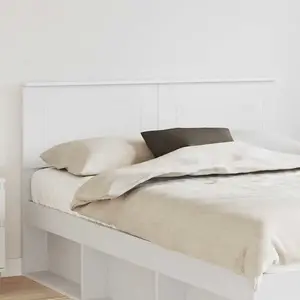 vidaXL Tête de lit blanc 160 cm Bois composite pas cher