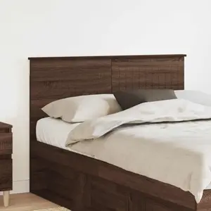 vidaXL Vidaxl Tête De Lit Chêne Brun 135 Cm Bois D'ingénierie pas cher