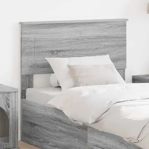 vidaXL Tête de lit gris Sonoma 80 cm Bois composite pas cher