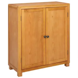 vidaXL Armoire avec stockage avec porte Marron Bois d'ingénierie pas cher