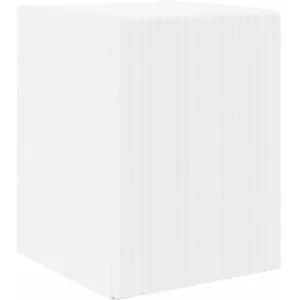 vidaXL Meuble TV mural Blanc 30 x 31 x 40 cm Bois d'ingénierie pas cher