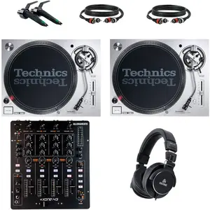 Technics SL-1200MK7 pack débutant platine vinyle DJ avec table de mixa...