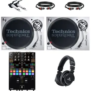 Technics SL-1200MK7 pack débutant platine vinyle DJ avec table de mixa...