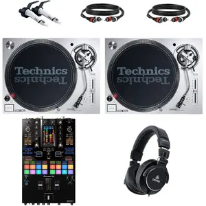 Technics SL-1200MK7 pack débutant platine vinyle DJ avec table de mixa...