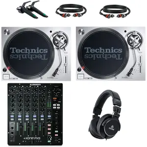 Technics SL-1200MK7 pack débutant platine vinyle DJ avec table de mixa...