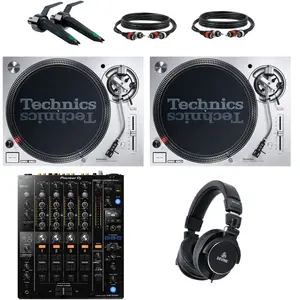 Technics SL-1200MK7 pack débutant platine vinyle DJ avec table de mixa...
