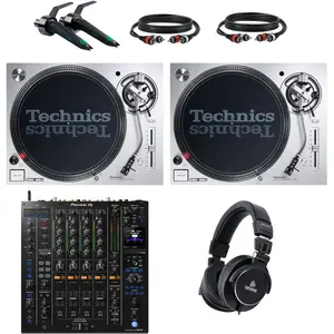 Technics SL-1200MK7 pack débutant platine vinyle DJ avec table de mixa...