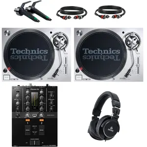 Technics SL-1200MK7 pack débutant platine vinyle DJ avec table de mixa...