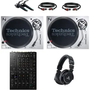 Technics SL-1200MK7 pack débutant platine vinyle DJ avec table de mixa...