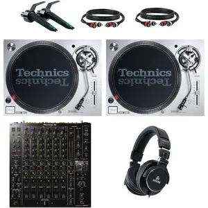 Technics SL-1200MK7 pack débutant platine vinyle DJ avec table de mixa...