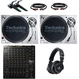 Technics SL-1200MK7 pack débutant platine vinyle DJ avec table de mixa...