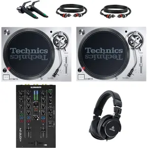 Technics SL-1200MK7 pack débutant platine vinyle DJ avec table de mixa...