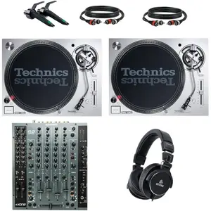 Technics SL-1200MK7 pack débutant platine vinyle DJ avec table de mixa...
