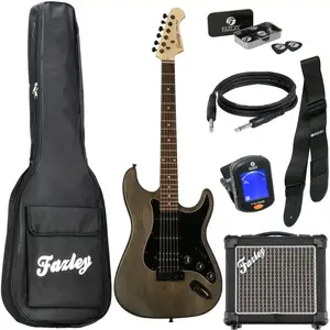 Fazley Outlaw Series Sheriff Basic HSS Black kit de démarrageVendu parbax-music