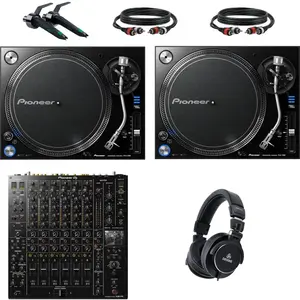 Pioneer DJ PLX-1000 pack débutant platine vinyle DJ avec table de mixa... pas cher