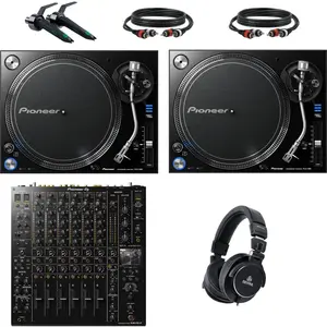 Pioneer DJ PLX-1000 pack débutant platine vinyle DJ avec table de mixa... pas cher