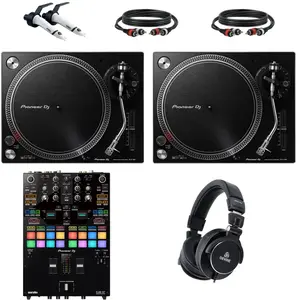 Pioneer DJ PLX-500 pack débutant platine vinyle DJ avec table de mixag...
