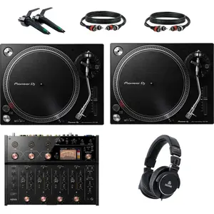 Pioneer DJ PLX-500 Pack débutant platine vinyle DJ avec table de mixag... pas cher