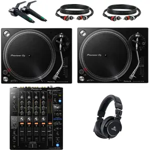 Pioneer DJ PLX-500 pack débutant platine vinyle DJ avec table de mixag...