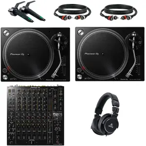 Pioneer DJ PLX-500 pack débutant platine vinyle DJ avec table de mixag...