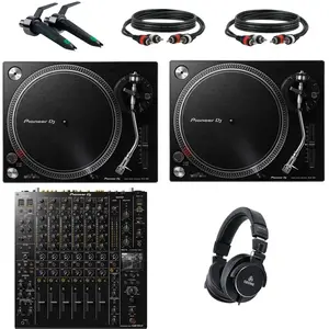 Pioneer DJ PLX-500 pack débutant platine vinyle DJ avec table de mixag...