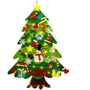 Sapin De Noël Lumineux Montessori - Arbre De Noël En Feutre Avec Kit D...Vendu parkaufland