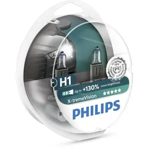 Philips - 2 Ampoules H1 X-treme vision 55W 12VVendu parpiecesauto.fr