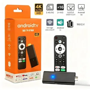 NAPASA TV Box 4K TV Stick Android 10 boîtier TV intelligent - S02 - 2G...Vendu parcdiscount