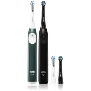 Oral B iO2 brosse à dents électrique PACK DUO Black & Dark Green 1 pcs pas cher