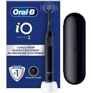 Oral-B iO 2 Brosse A Dents Electrique Noire Pour Adultes, 3 Modes De N...