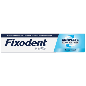 Comparateur de prix : Fixodent Pro Crème Adhésive Fixation Forte Arôme Frais 47 Grammes