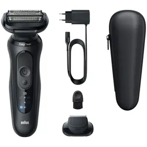 Comparateur de prix : Rasoir électrique BRAUN Series 5 - Noir - Autonomie 50 minutes - Charg...