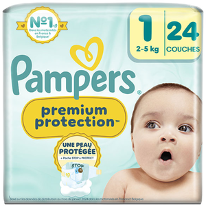 Comparateur de prix : Pampers Couches Premium Protection T1 (2-5 Kg)