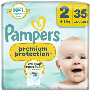 Comparateur de prix : Pampers Couches Premium Protection T2 (4-8 Kg)