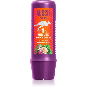 Comparateur de prix : Aussie Masque Sos 1 Minute Miracle Repair Rescue 250 ml