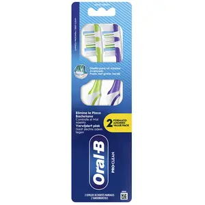 Oral-B Brosse à dents Proclean Plaque Remover 40 #medium 2 unités pas cher