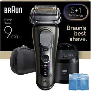 Comparateur de prix : Rasoir Braun Series 9 Pro+ 9655cc Wet&Dry Gris 5 lames Lithium-Ion