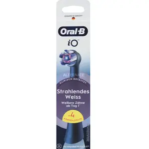 Braun Brossette Dentaire Oral-B iO Pack 4 Unités Noir Dureté Forte