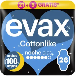 Evax Cottonlike compresas noche alas 26 u pas cher