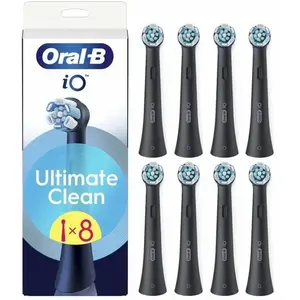 Brossette ORAL-B - iO refills Ultimate Clean - Pack de 8 - Noir