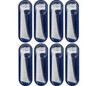 Oral-B iO Sanfte Reinigung ORIGINAL Aufsteckbürsten, 8 Stück, Weiß