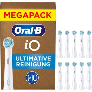Oral-B Brosses à dents iO Nettoyage Ultime, paquet de 10, blanc