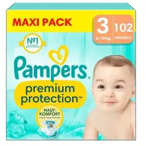 Comparateur de prix : Pampers Couches Premium Protection Maxi Pack T3 (6-10 Kg)