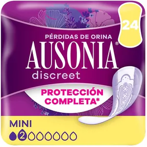 Accessoires corps Ausonia Mini Serviettes Pour Incontinence Discreet 24 Unités pas cher